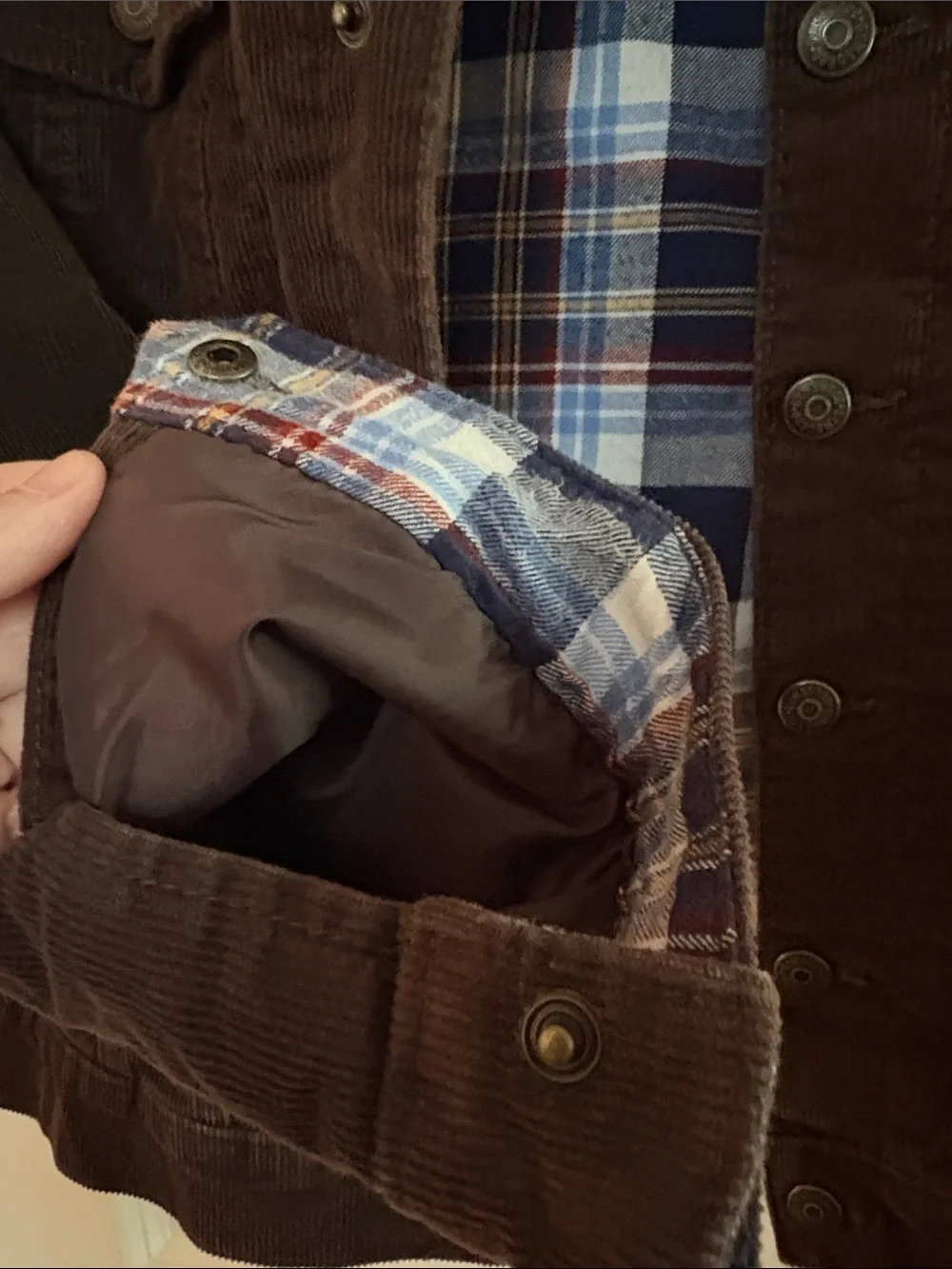 Kids Gymboree Brown Corduroy Jacket with Cream Sherpa Collar
